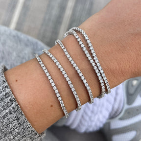 THE “MARGO” 4 PRONG 2MM TENNIS BRACELET