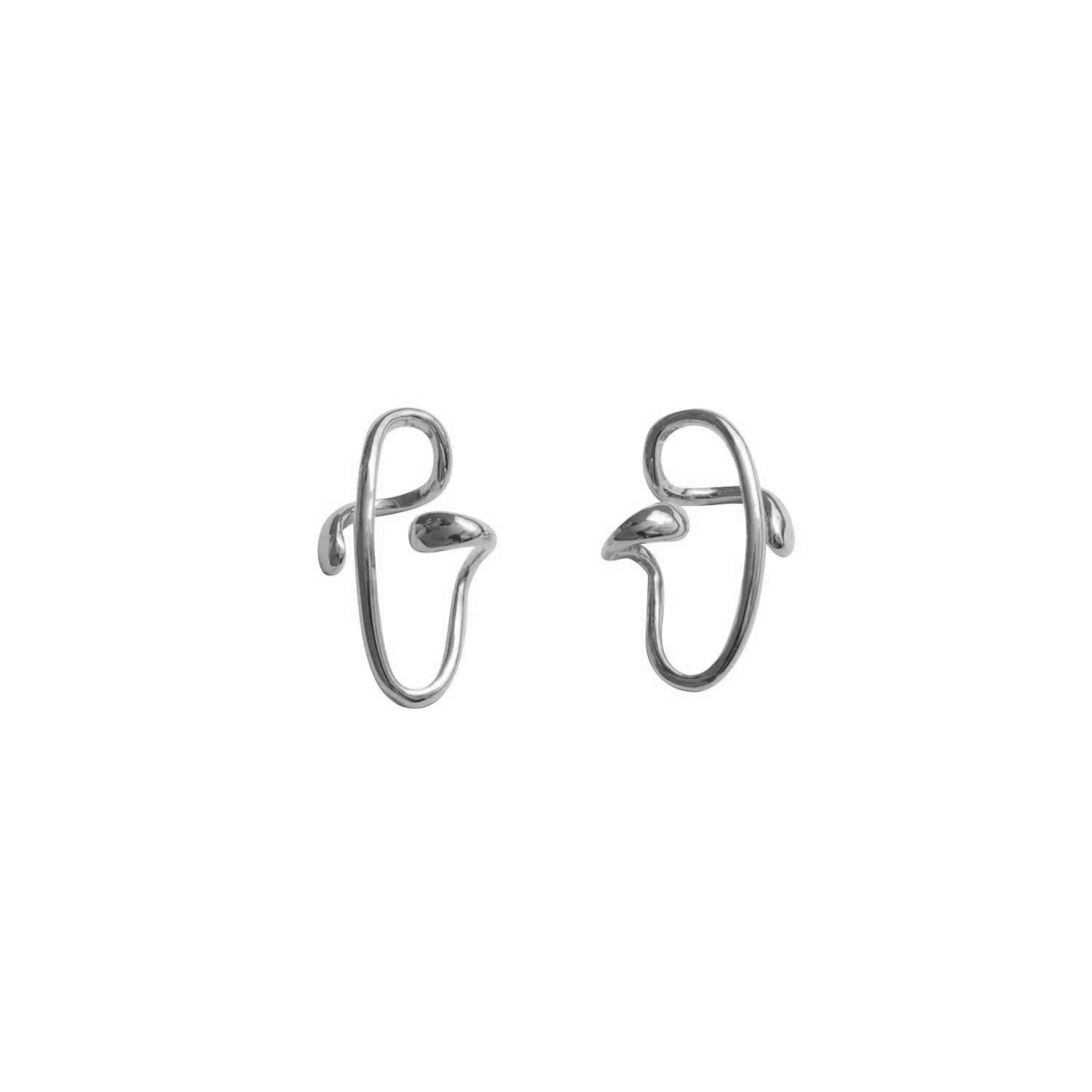 Silver Ear Cuff Carl