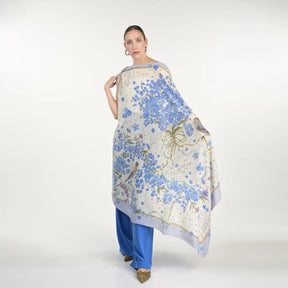 Forget Me Not Silk Scarf
