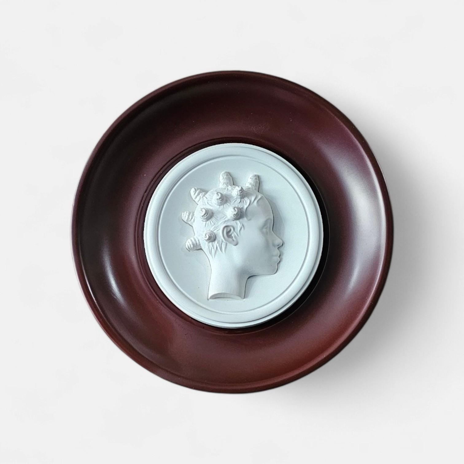 Bantu Knot Bas Relief Wall Sculpture