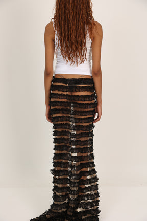 Ruffle Trim Skirt