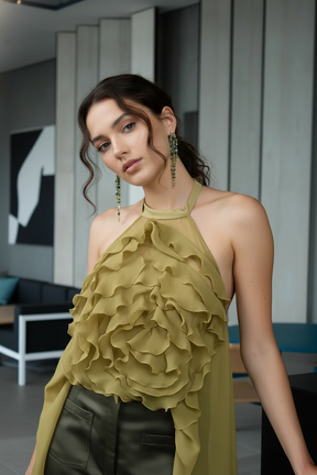 Carolina Rose Chiffon Top