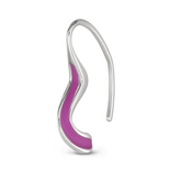 Sahab Color Mini Hoops - Silver