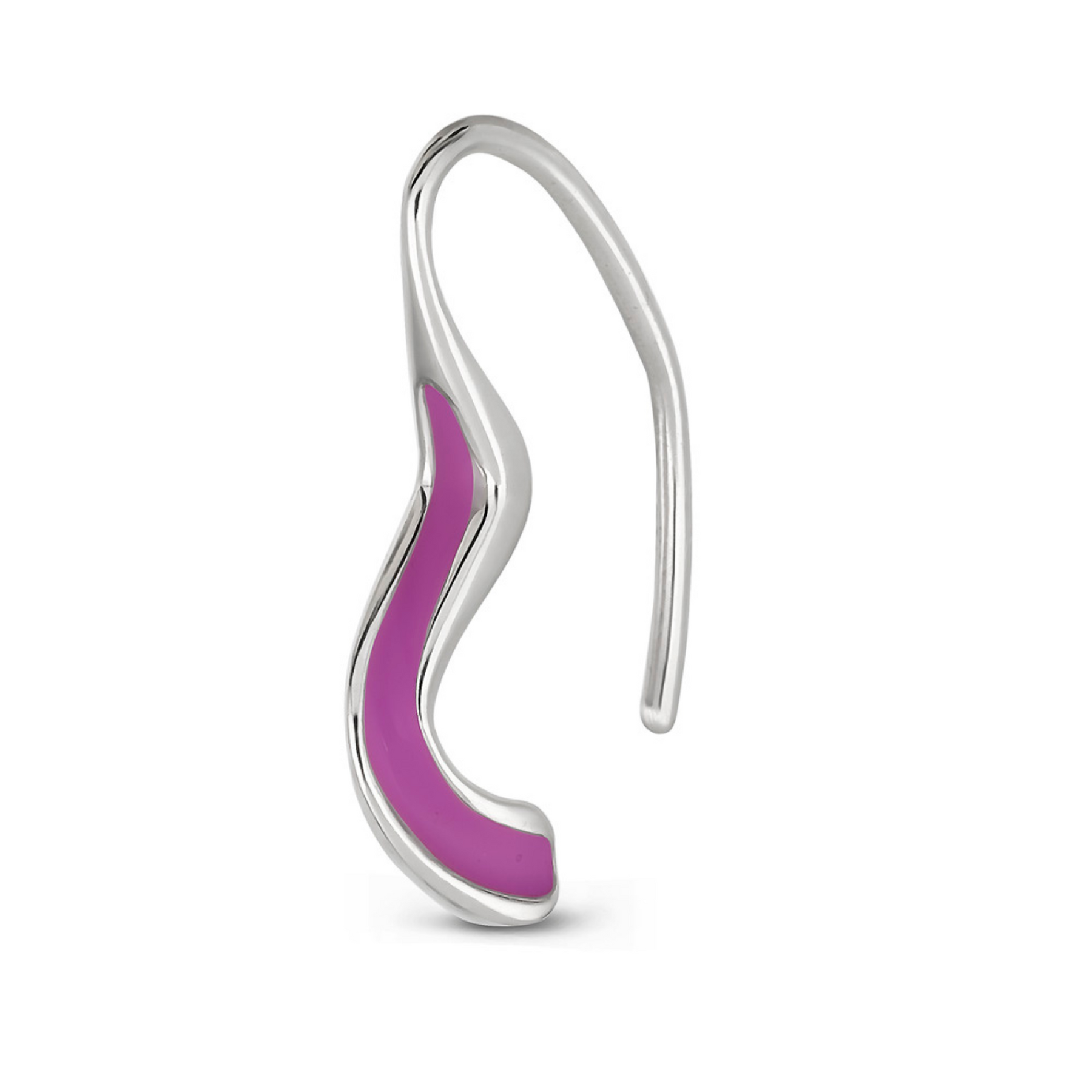 Sahab Color Mini Hoops - Silver