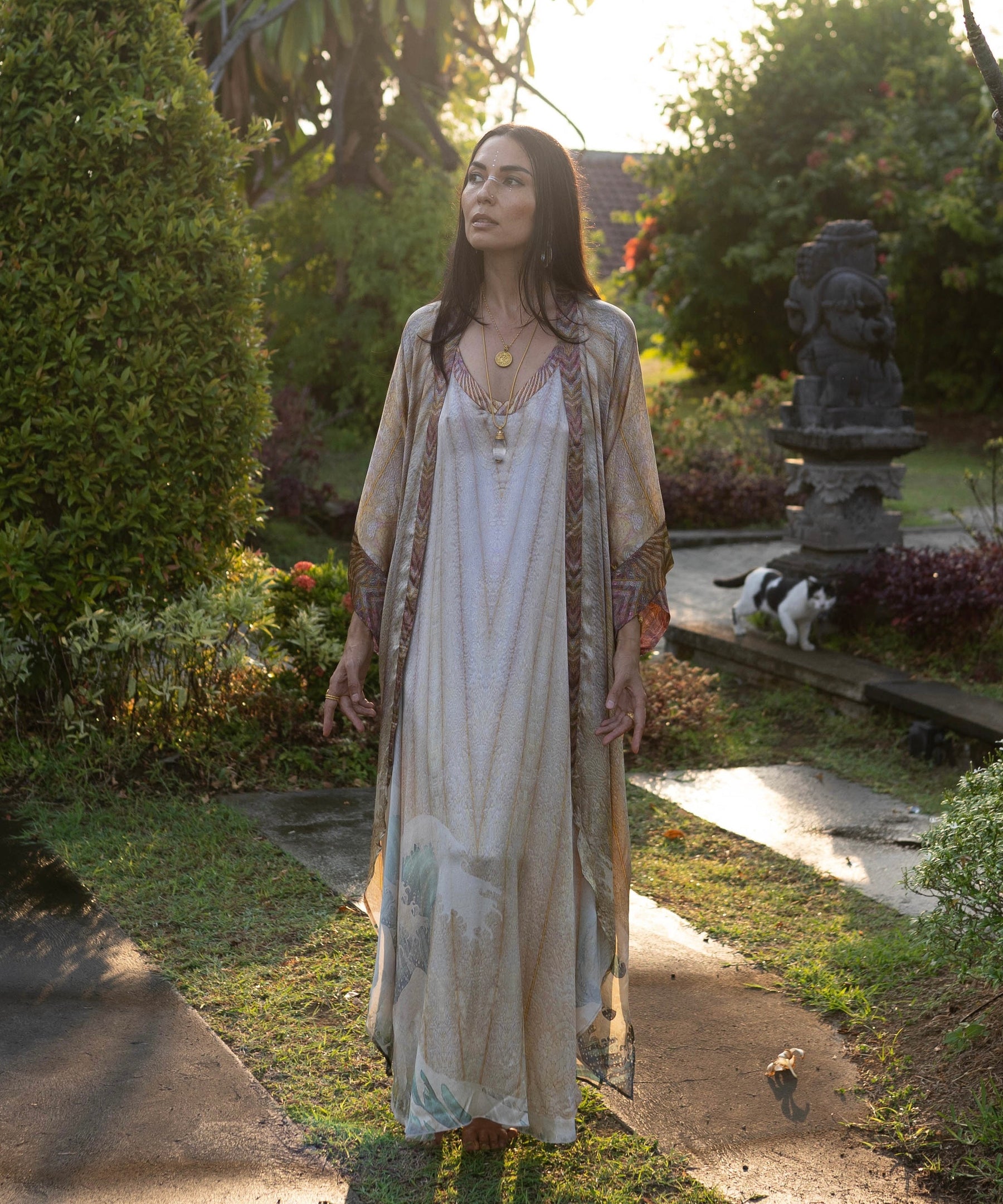 Kwan Yin - Luxury Silk Robe