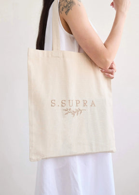 Signature Tote In Cotton
