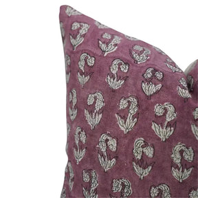 Handcrafted Unique Block Print Boho Pure Linen Pillow Cover- Super Star