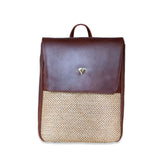 Brown  Leather Elite Laptop Backpack – Handmade Work Backpack with Pockets, Luxury Leather Bag