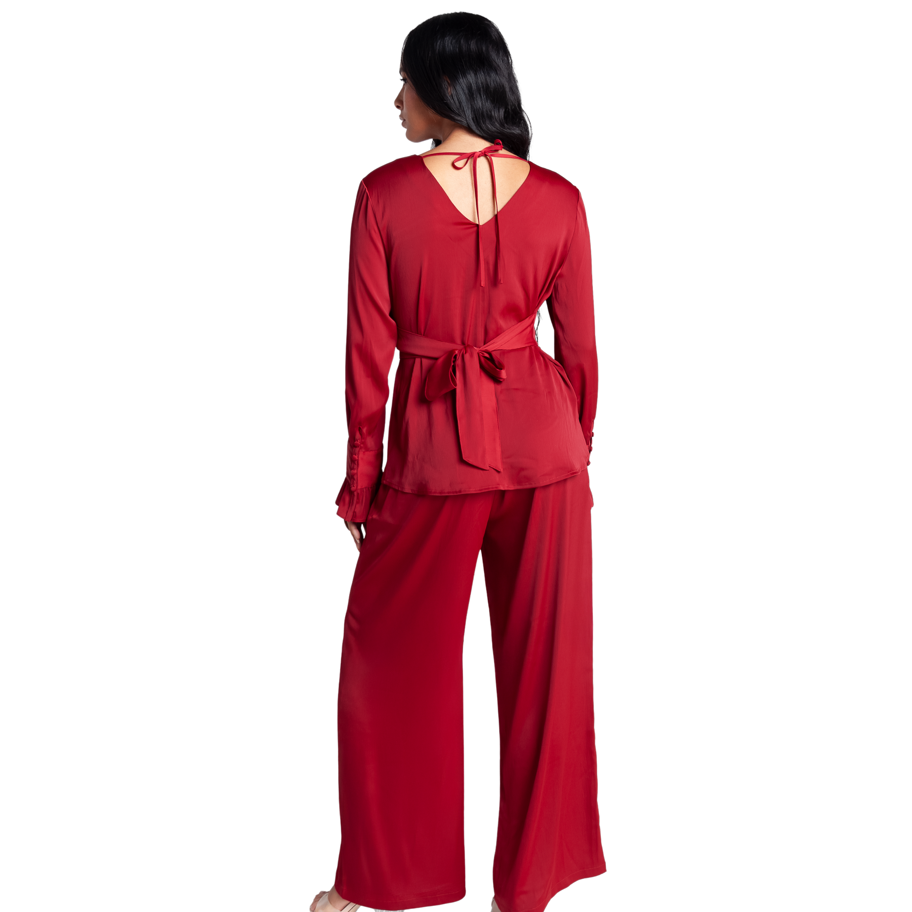 Long Sleeve Wrap Top