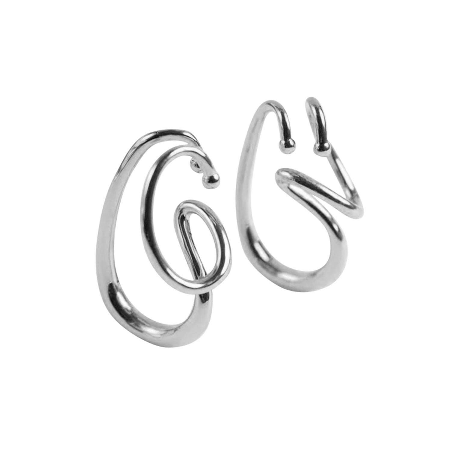 London Silver Ear Cuff