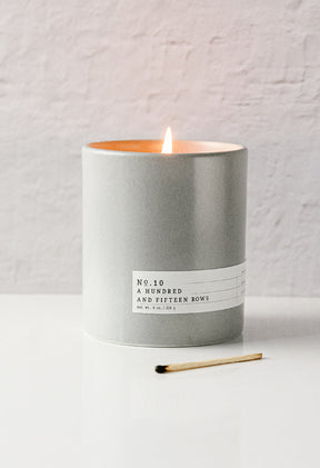No. 10 A Hundred and Fifteen Rows Scented candle