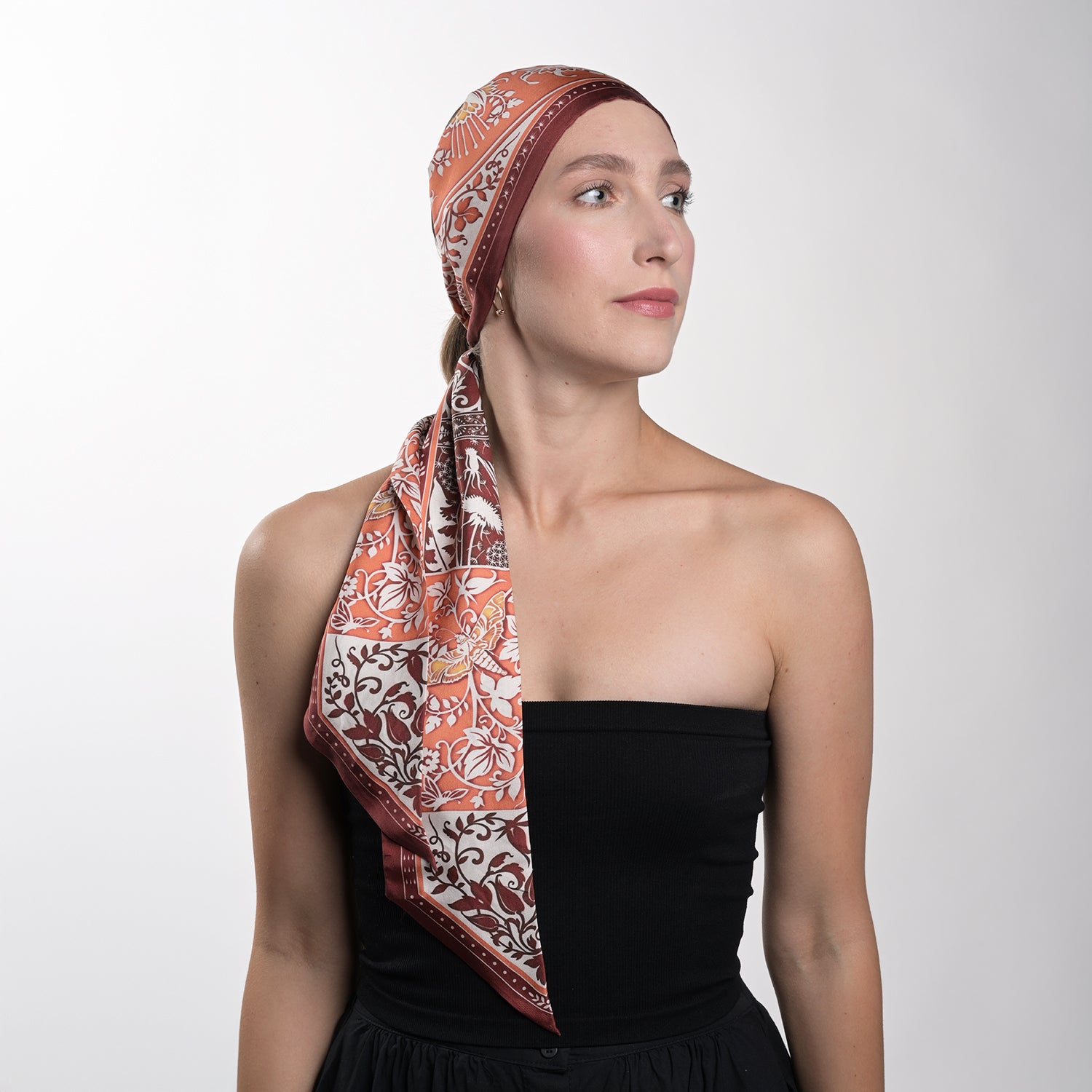 Tree of Life Silk Twill Scarf