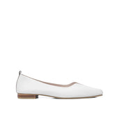 Lola Pointed Two-Tone Leather Flats