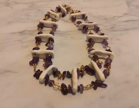 Sicilia Ceramic & Semi-precious Choker