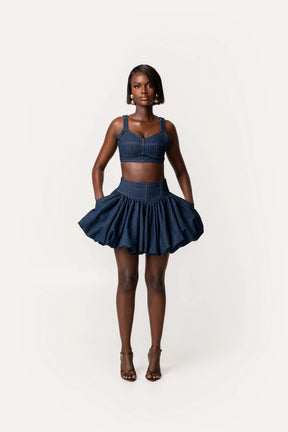Rumi Bubble Mini Skirt
