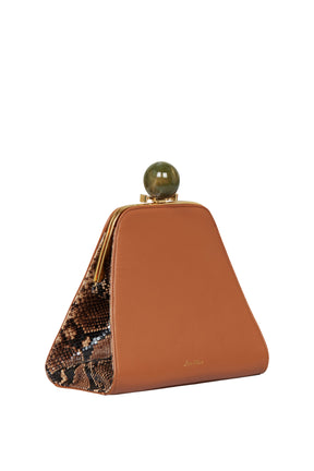 Josephine Ball Frame Calfskin Leather Bag