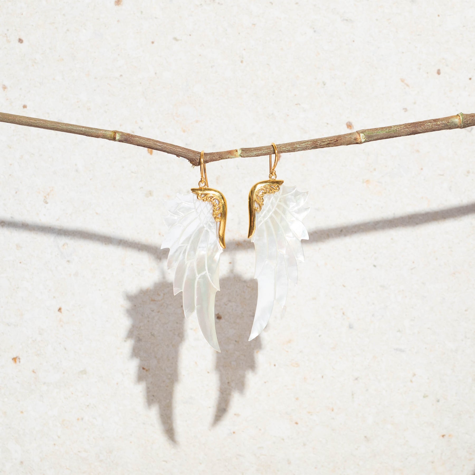 Purist Earrings(Large, yellow gold)