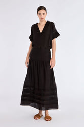 Luanda High-Waist Skirt | Black