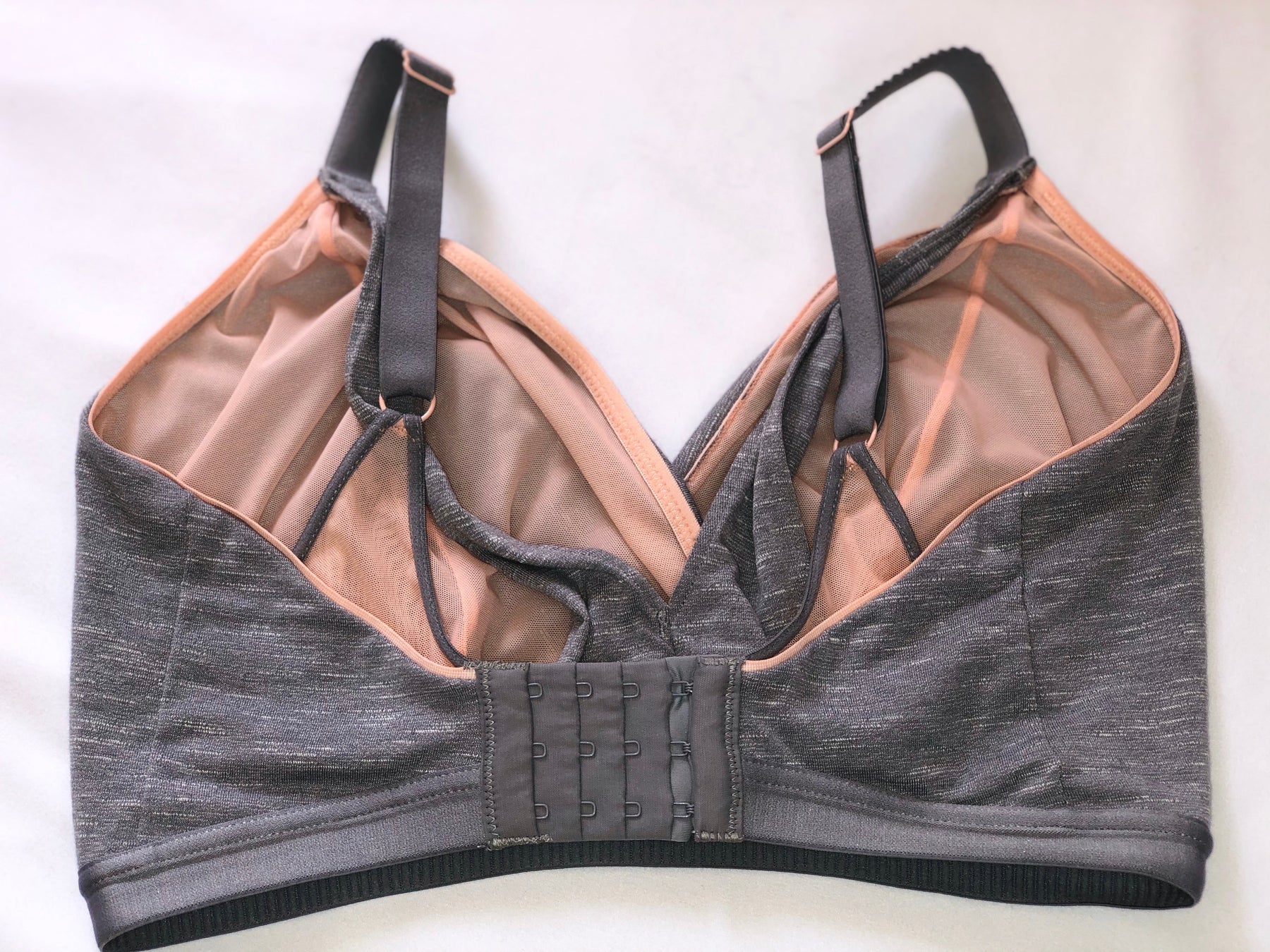 Curvy Kate In My Dreams Sleep/Lounge Bra Grey/Peach