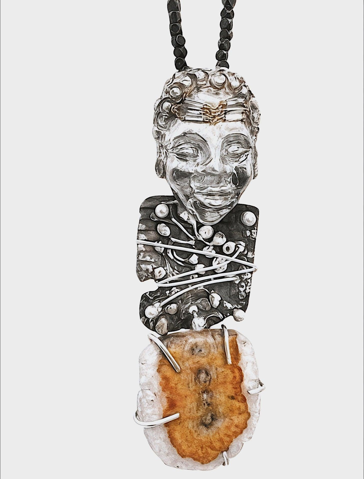 In Golden Solitude Necklace