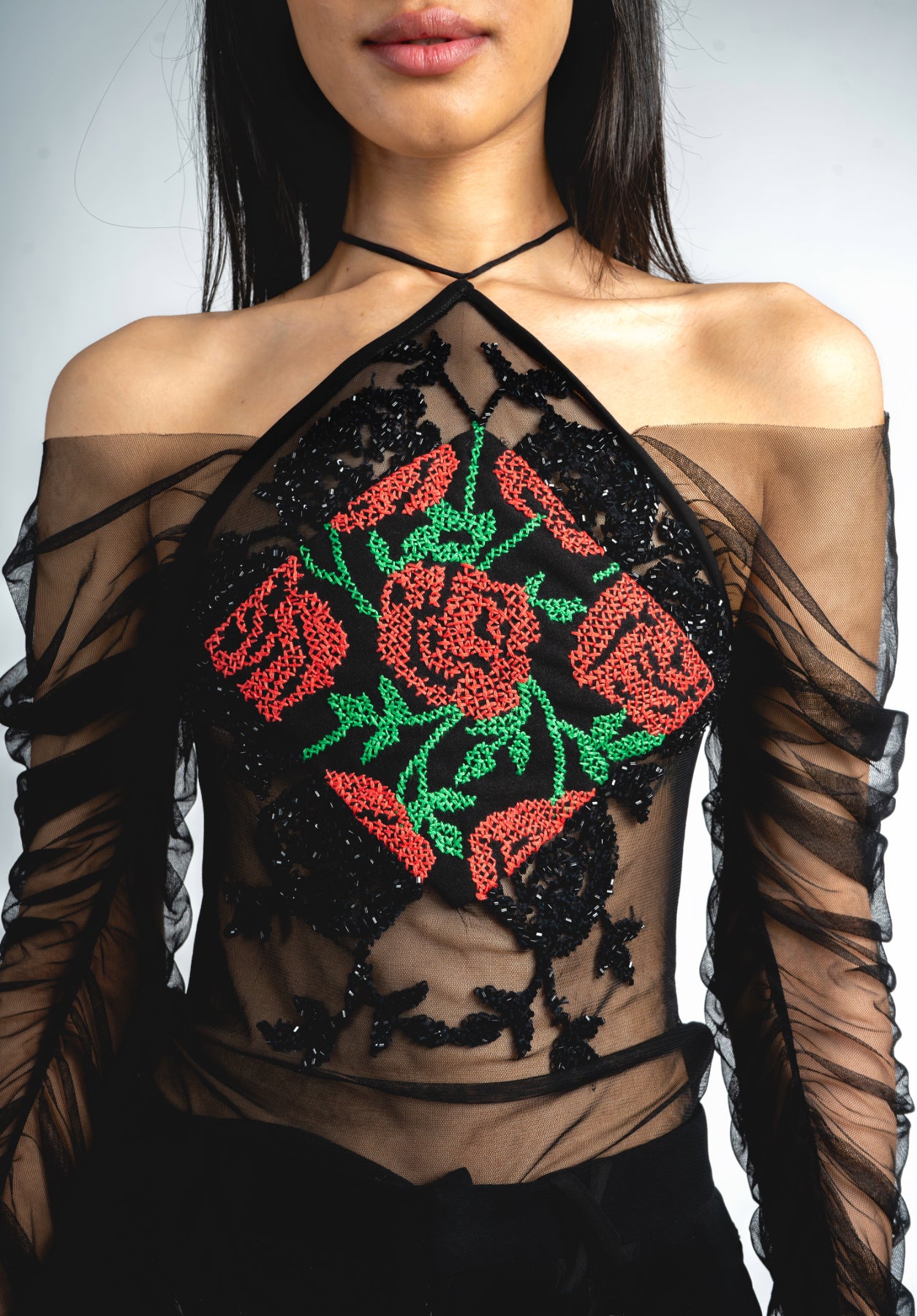 Top With Hand Embroidery