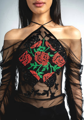 Top With Hand Embroidery