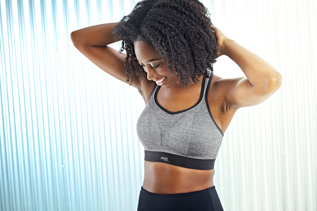 Panache Non Wired Sports Bra Charcoal Marl