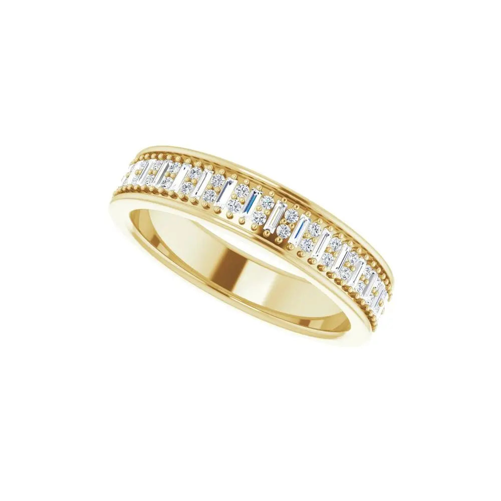 1/3 CT Natural Diamond Band in 14K Gold