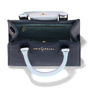 Donna's Mini Tote - Blue Combo