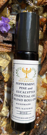 Peppermint, Pine and Eucalyptus Essential Oil Blend Roll-On