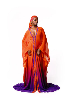 Luna Chiffon Kaftan