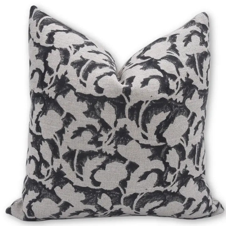 Bohemian Block Print Thick Linen Cushion Cover  - Sulit