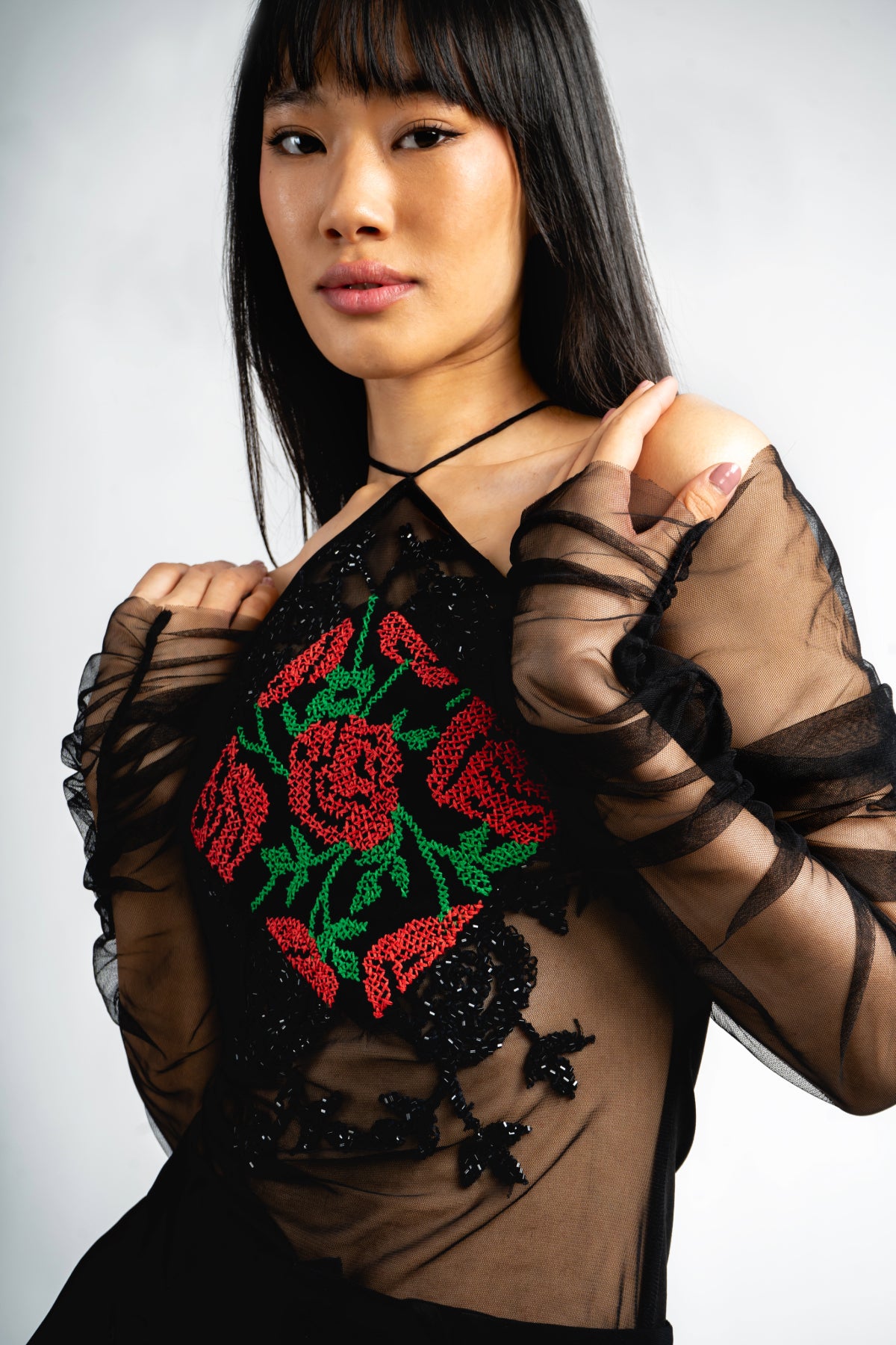 Top With Hand Embroidery