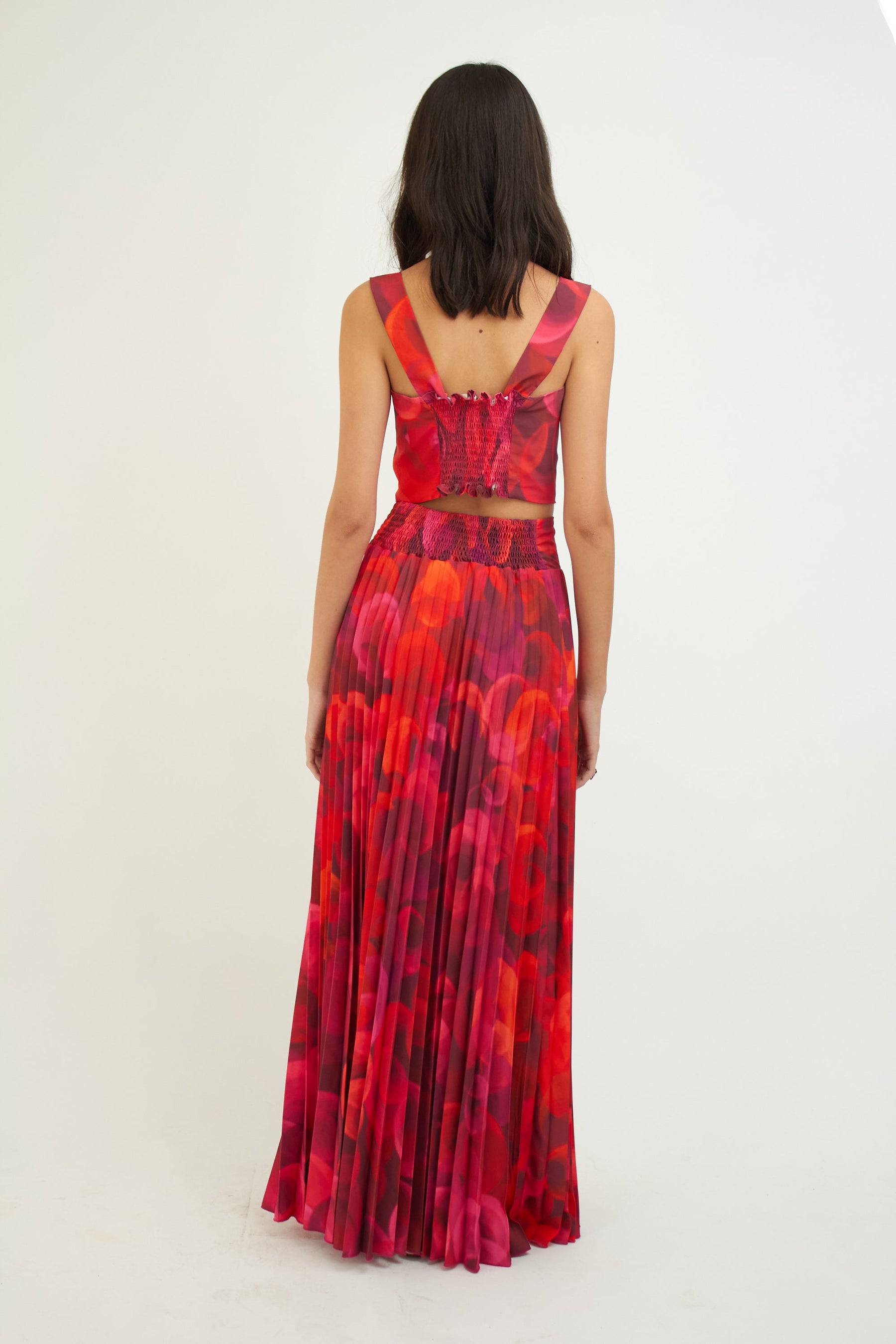 Free Pleated Rhythm of Colors Skirt