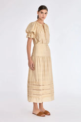 Luanda High-Waist Midi Skirt