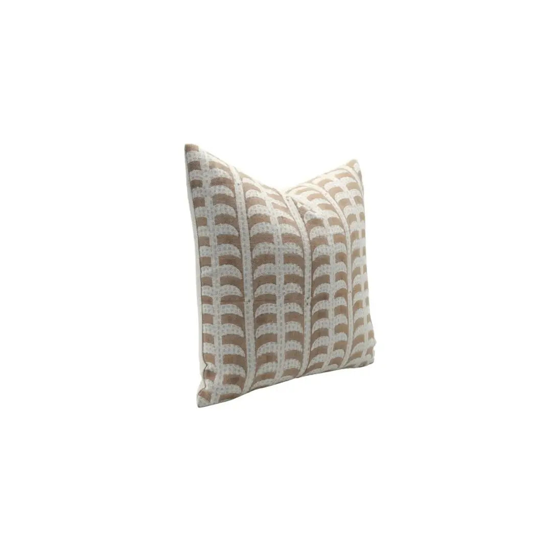 Boho Block Print Thick Linen Cushion Cover - Garud