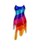 Sequin Wavy Dress