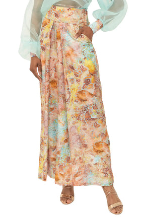 Forio Print Pleated Palazzo
