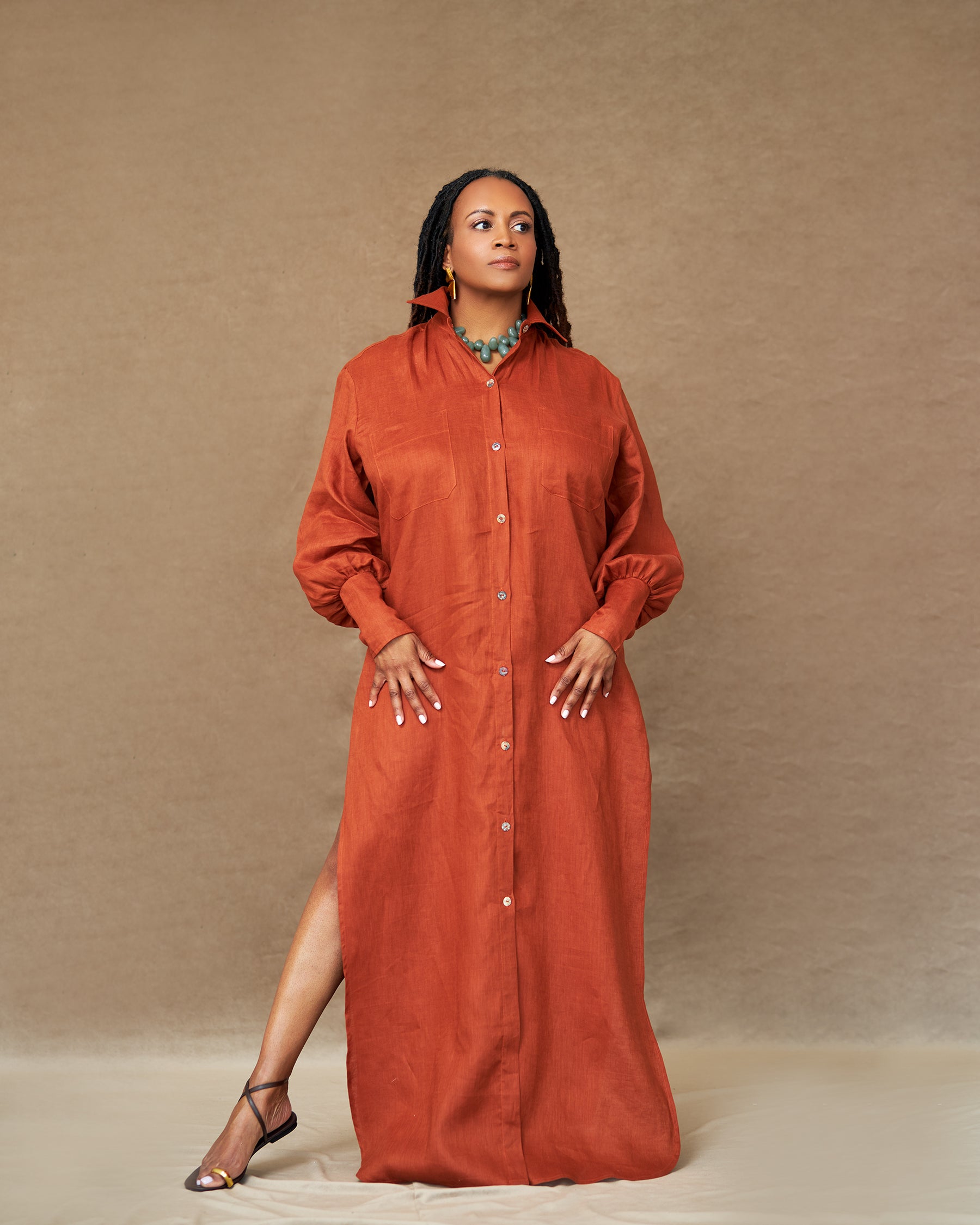 NEO Maxi shirt dress