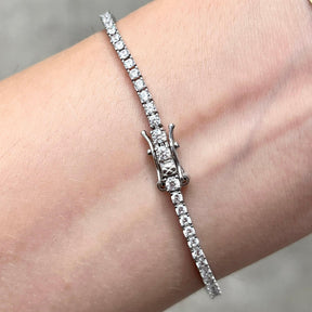 THE “MARGO” 4 PRONG 2MM TENNIS BRACELET