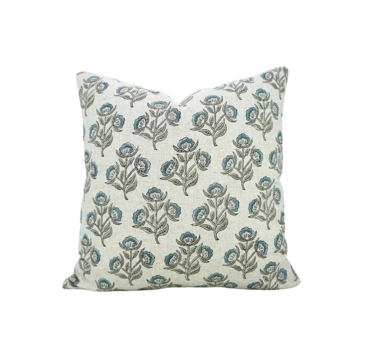 Classic Boho Hand-Made Block Viscose Linen Pillow Cover- Beal Patra