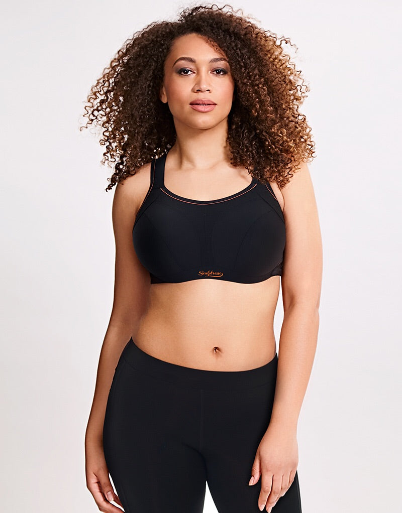 Panache Non Padded Sports Bra Black