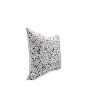 Home Decor Hand-carved Block Printed Pure Linen Cushion Cover - Aradhana