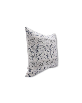 Home Decor Hand-carved Block Printed Pure Linen Cushion Cover - Aradhana