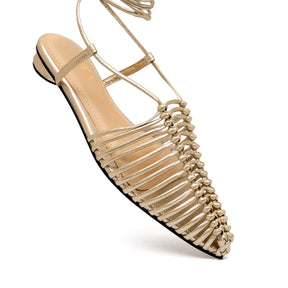 LETHA GOLD SANDALS