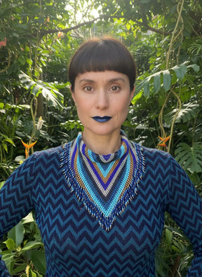 SCARF FRINGE NECKLACE