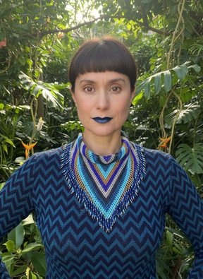 SCARF FRINGE NECKLACE