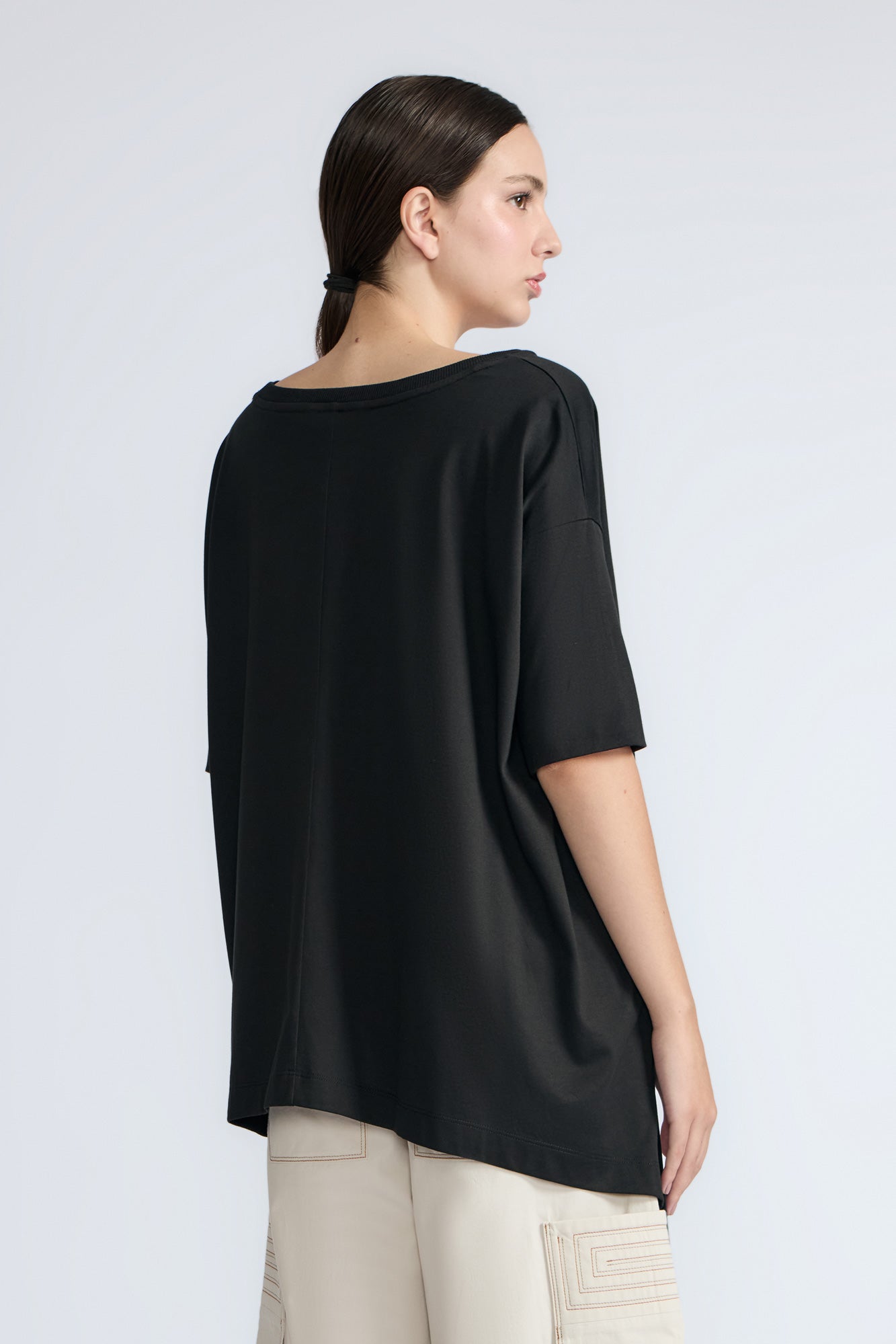 Amaya Asymmetric Buckle Top