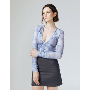KARLIE SHEER HAND DETAILED TOP