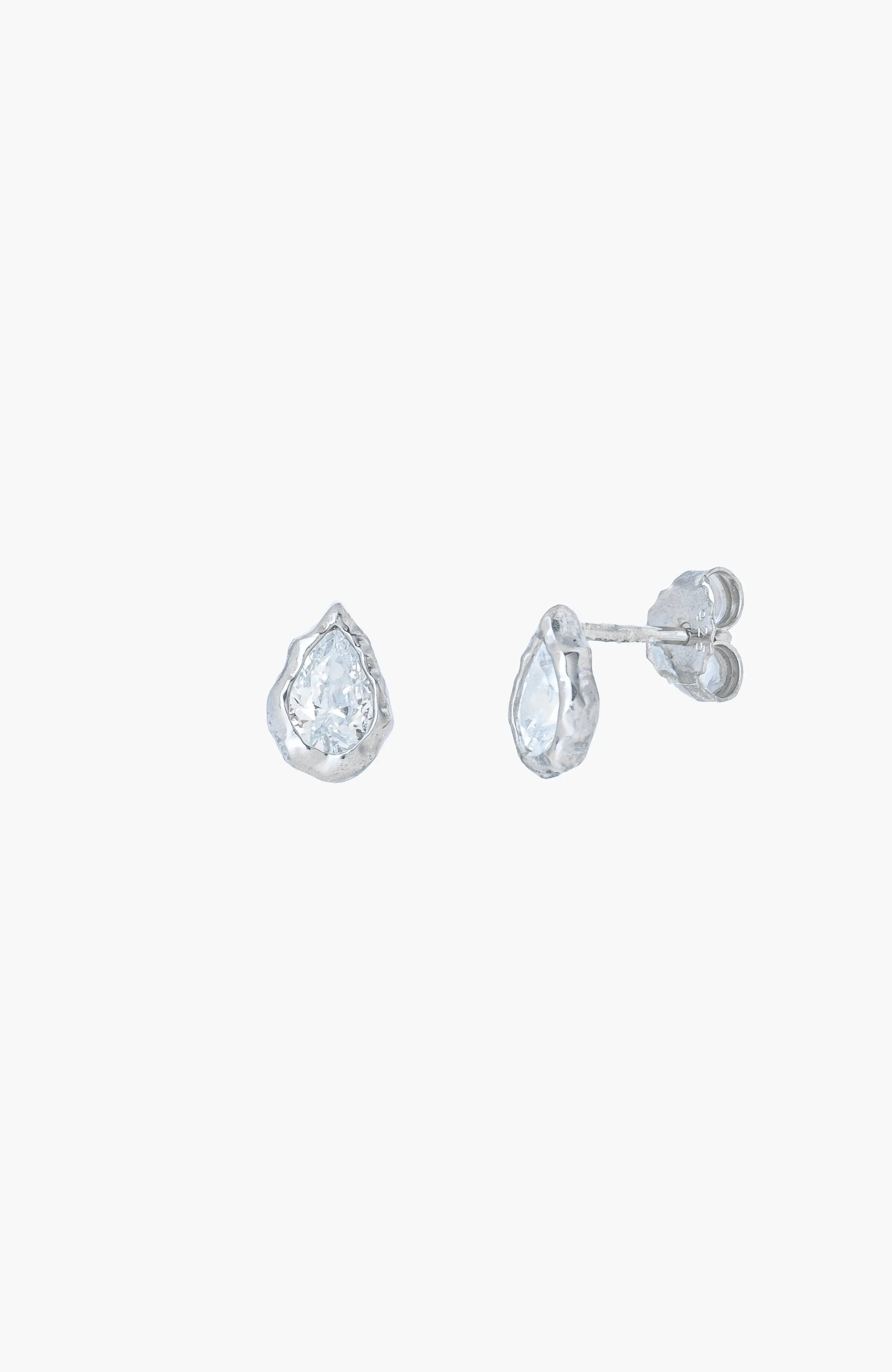 Solace Tear Stud Earrings